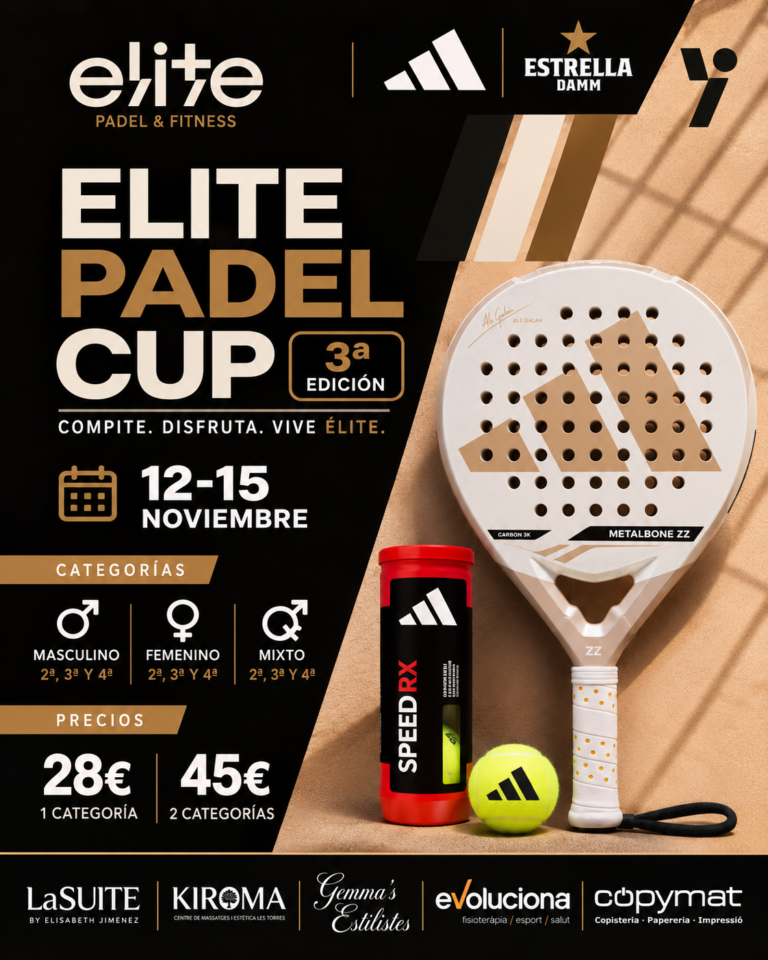 Cartel: Elite Padel Cup III Edición
