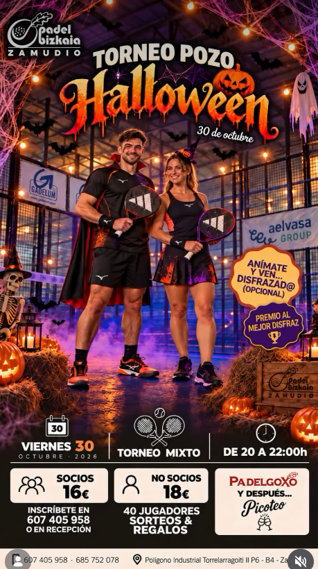 Cartel: 🔥 TORNEO POZO HALLOWEEN 2026 🔥