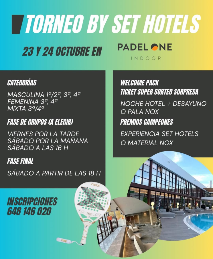 Cartel: Torneo by set hotels