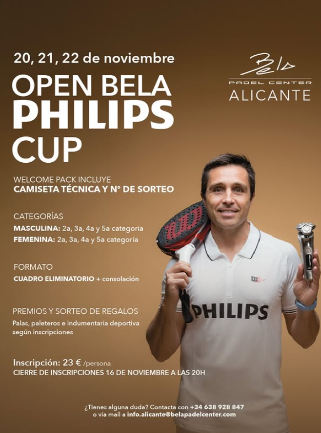 Cartel: 🚨𝑂𝑃𝐸𝑁 𝐵𝐸𝐿𝐴 𝑷𝑯𝑰𝑳𝑰𝑷𝑺 𝑪𝑼𝑷 🎾