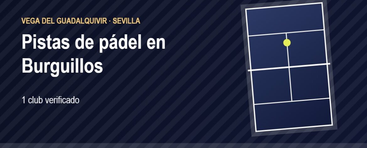 Tarjeta de las pistas de pádel de Burguillos: 1 club