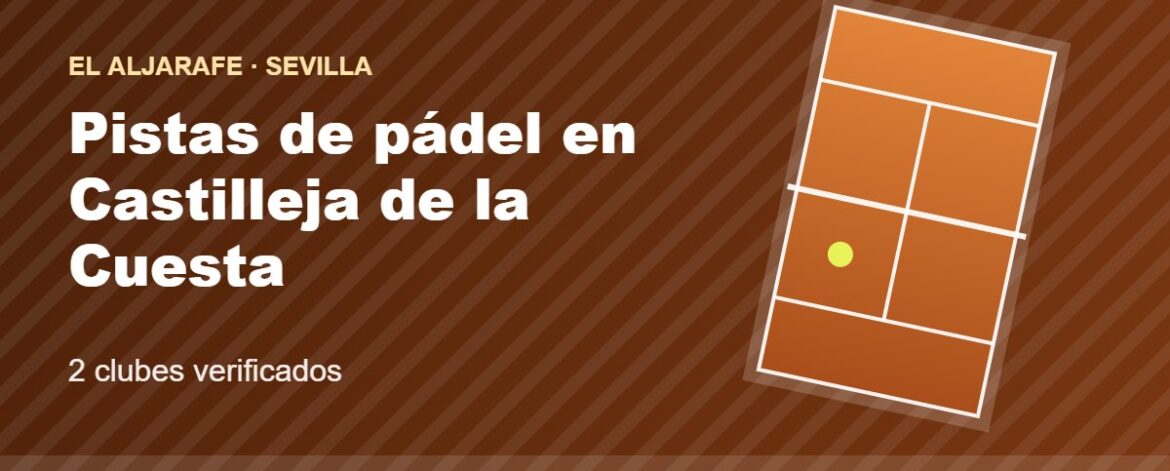 Tarjeta de las pistas de pádel de Castilleja de la Cuesta: 2 clubes