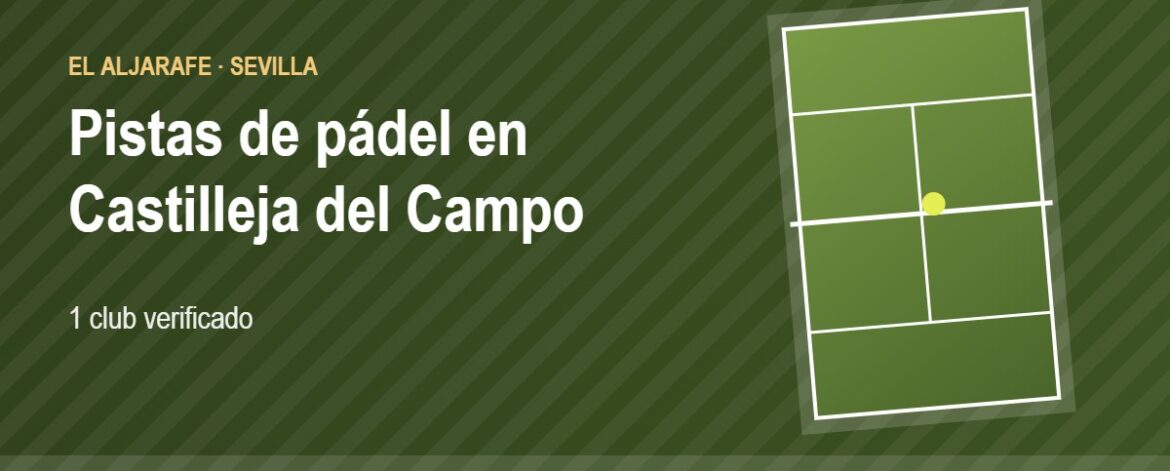 Tarjeta de las pistas de pádel de Castilleja del Campo: 1 club