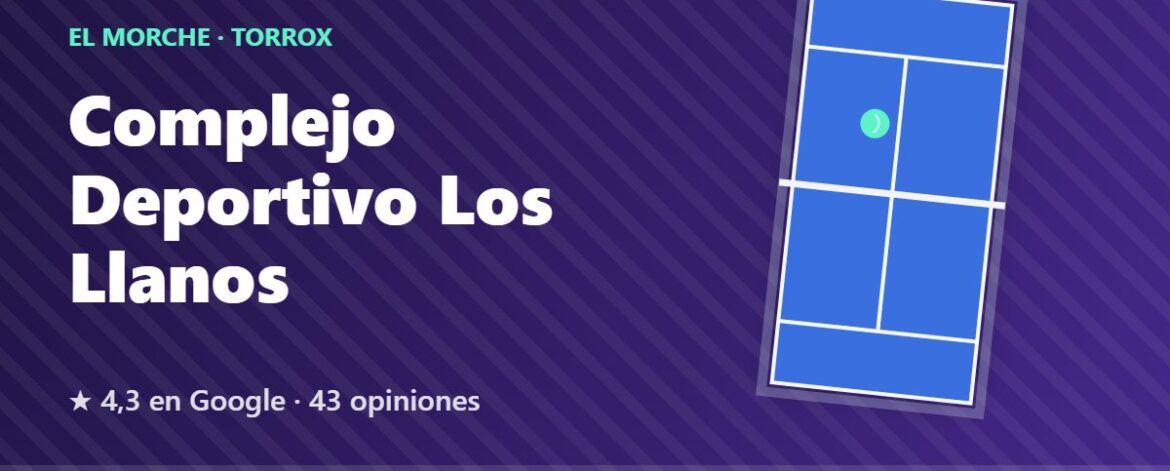 Complejo Deportivo Los Llanos, pistas de pádel en El Morche, Torrox