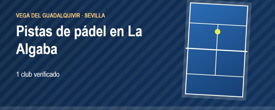 Tarjeta de las pistas de pádel de La Algaba: 1 club