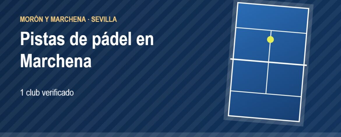Tarjeta de las pistas de pádel de Marchena: 1 club