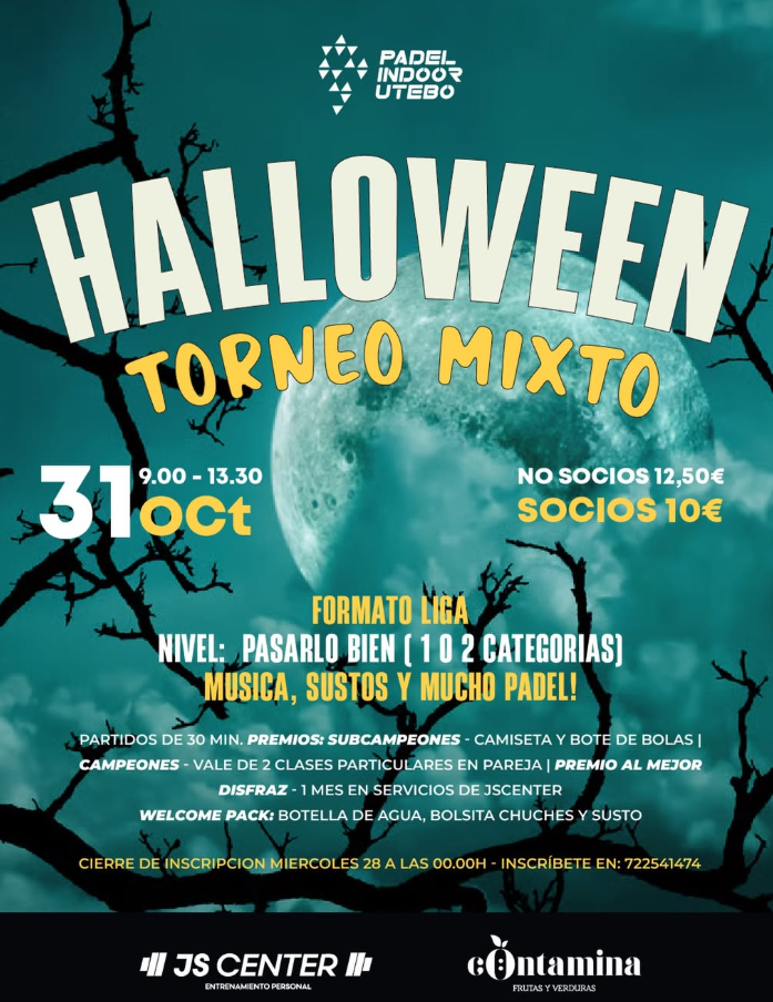 Cartel: 👫TORNEO MIXTO