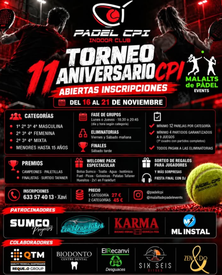 Cartel: Torneo Aniversario