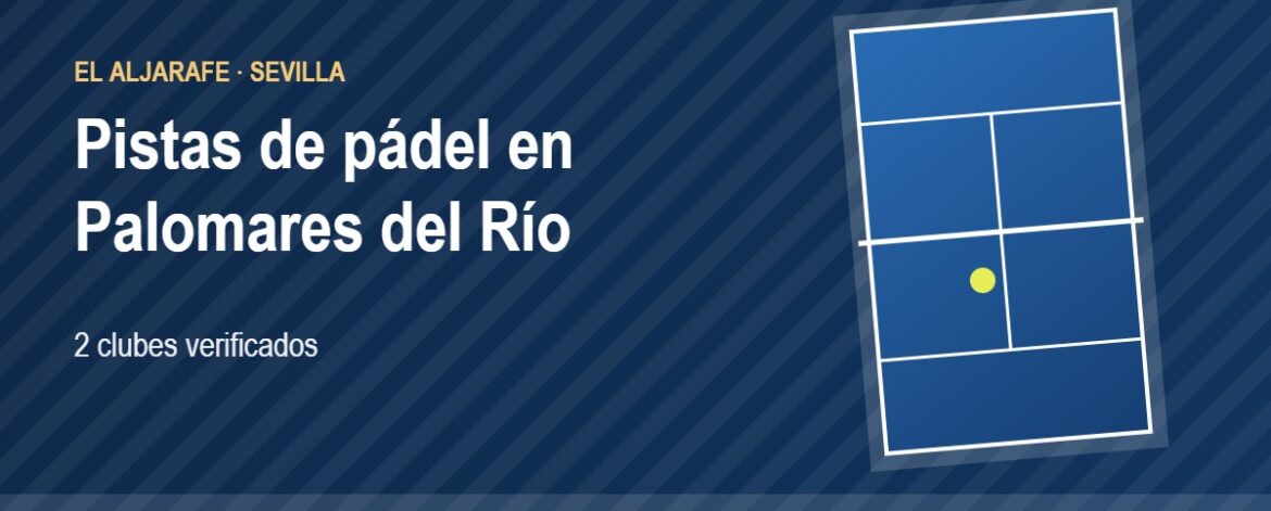Tarjeta de las pistas de pádel de Palomares del Río: 2 clubes