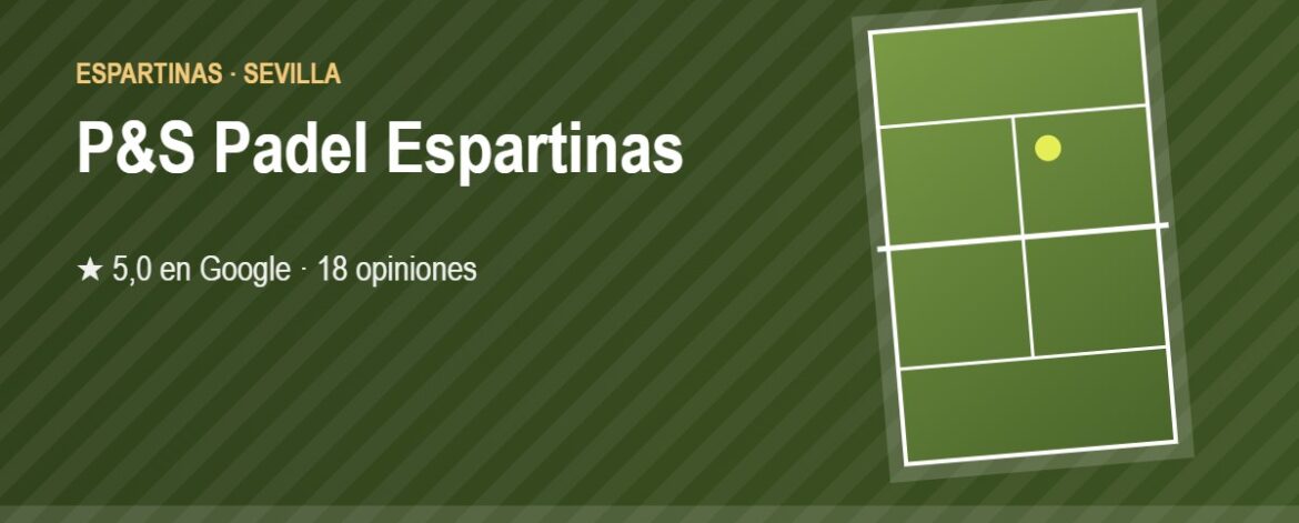 Tarjeta de P&S Padel Espartinas, club de pádel en Espartinas, Sevilla
