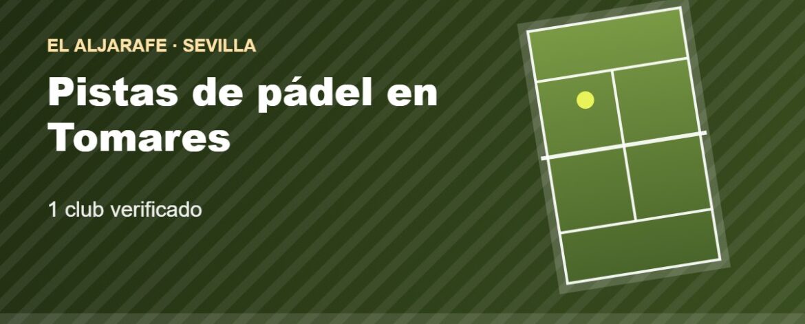 Tarjeta de las pistas de pádel de Tomares: 1 club