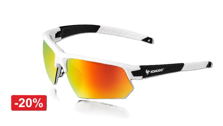 Gafas de Protección Komodo Pádel y Pickleball – Blancas